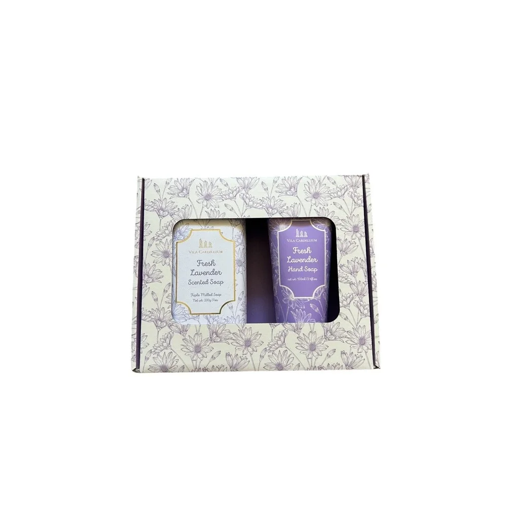 Vila‎ Cardillium Soap and Hand Cream Set Unisex OS Purple New Lavender Gift Box